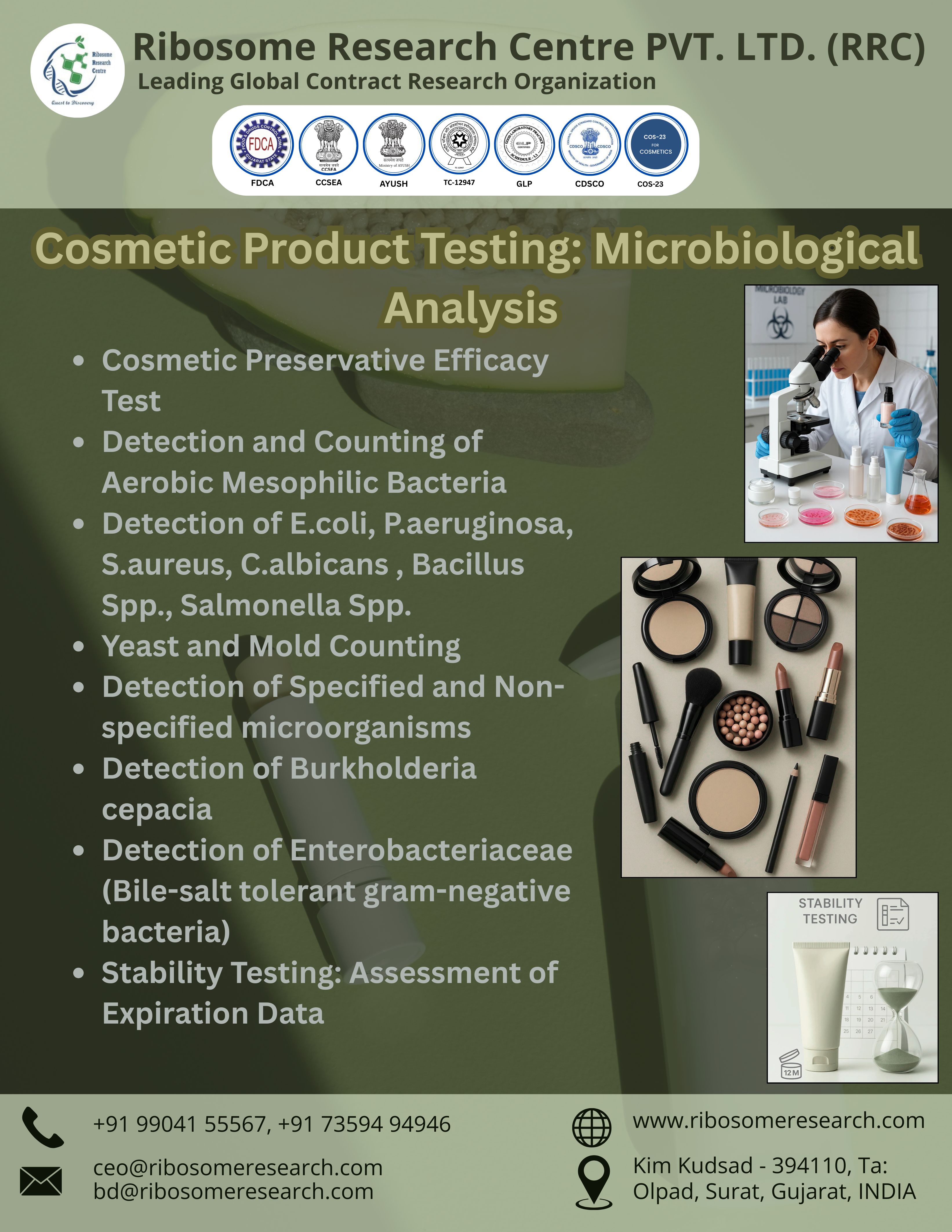 Cosmetic Product Testing: Microbiological Analysis