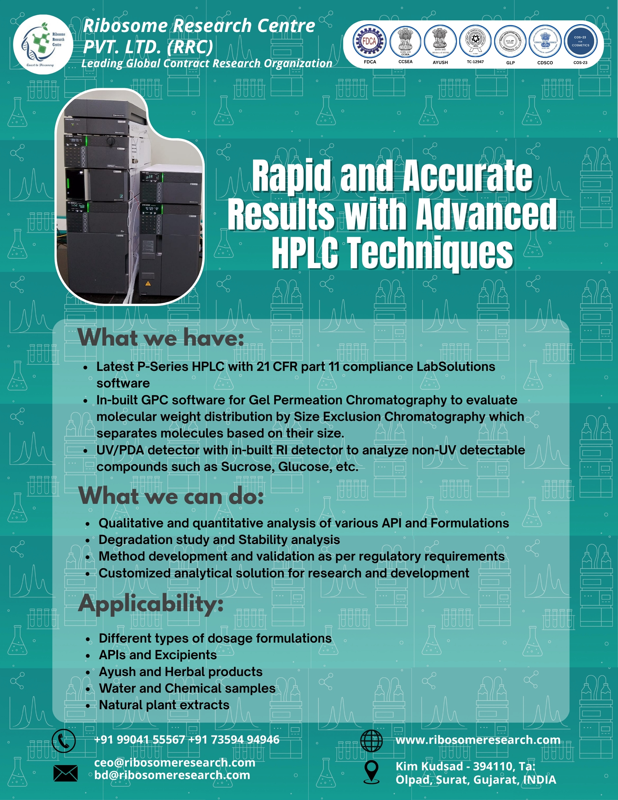 Rapid and Accurate Results with Advanced HPLC Techniques