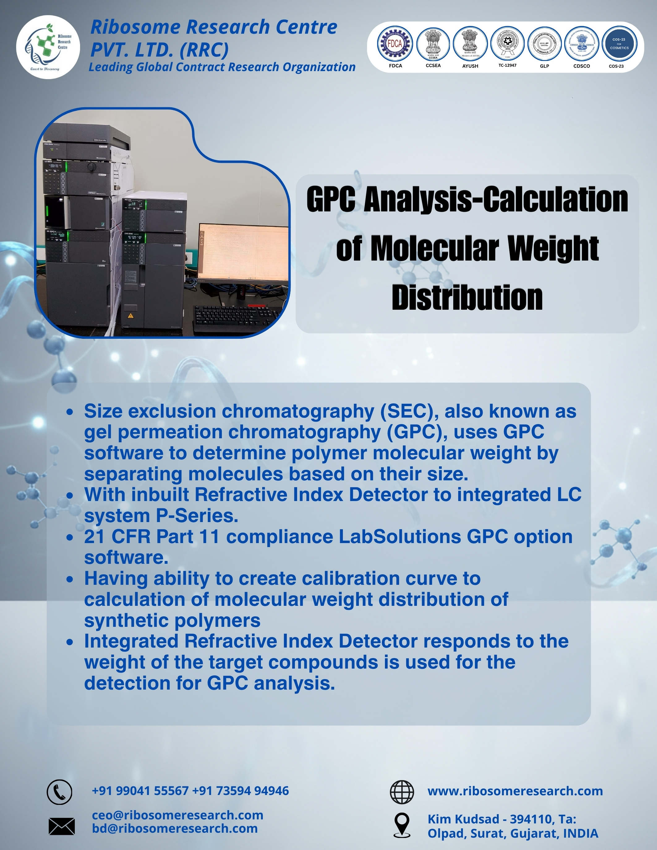 GPC Analysis-Calculation of Molecular Weight Distribution